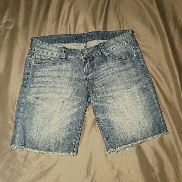 Guess Blue Jeans Shorts Size 25 - Picture 1 of 5